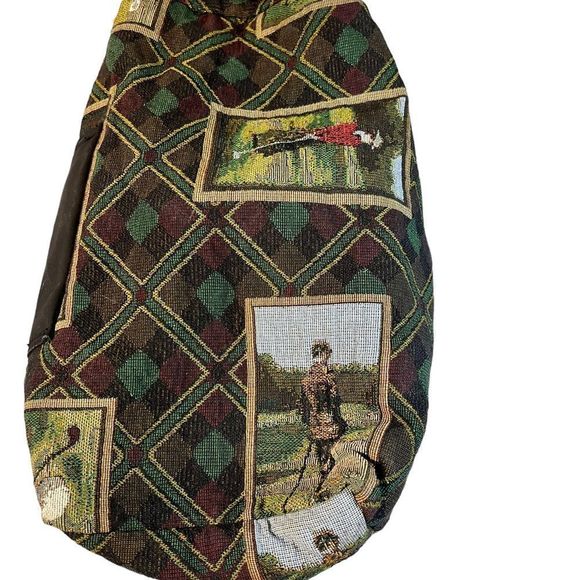 100th U.S. Open 2000 Pebble Beach Tapestry Stuff Bag with Carrying Handle - Picture 4 of 6